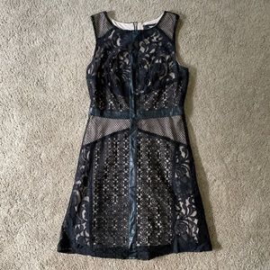 Mossimo black lace skater dress, size S.